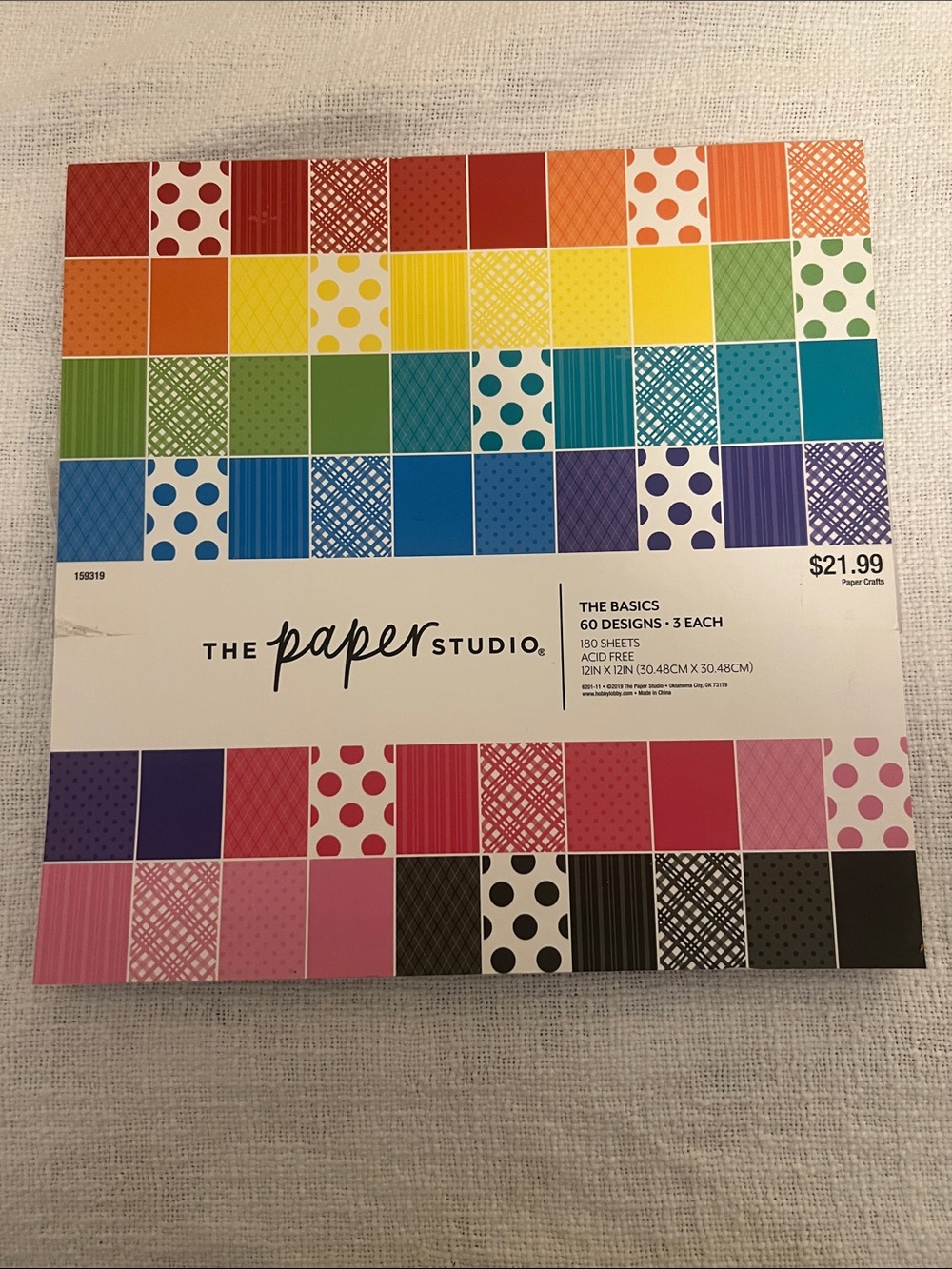The Paper Studio Multicolor Assorted Scrapbook Paper Pack Unopened NWT